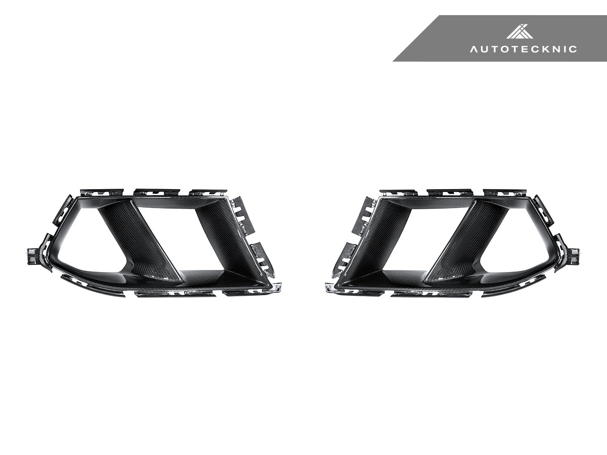 AutoTecknic Dry Carbon Front Bumper Lower Vent Set - G80 M3 | G82/ G83 M4