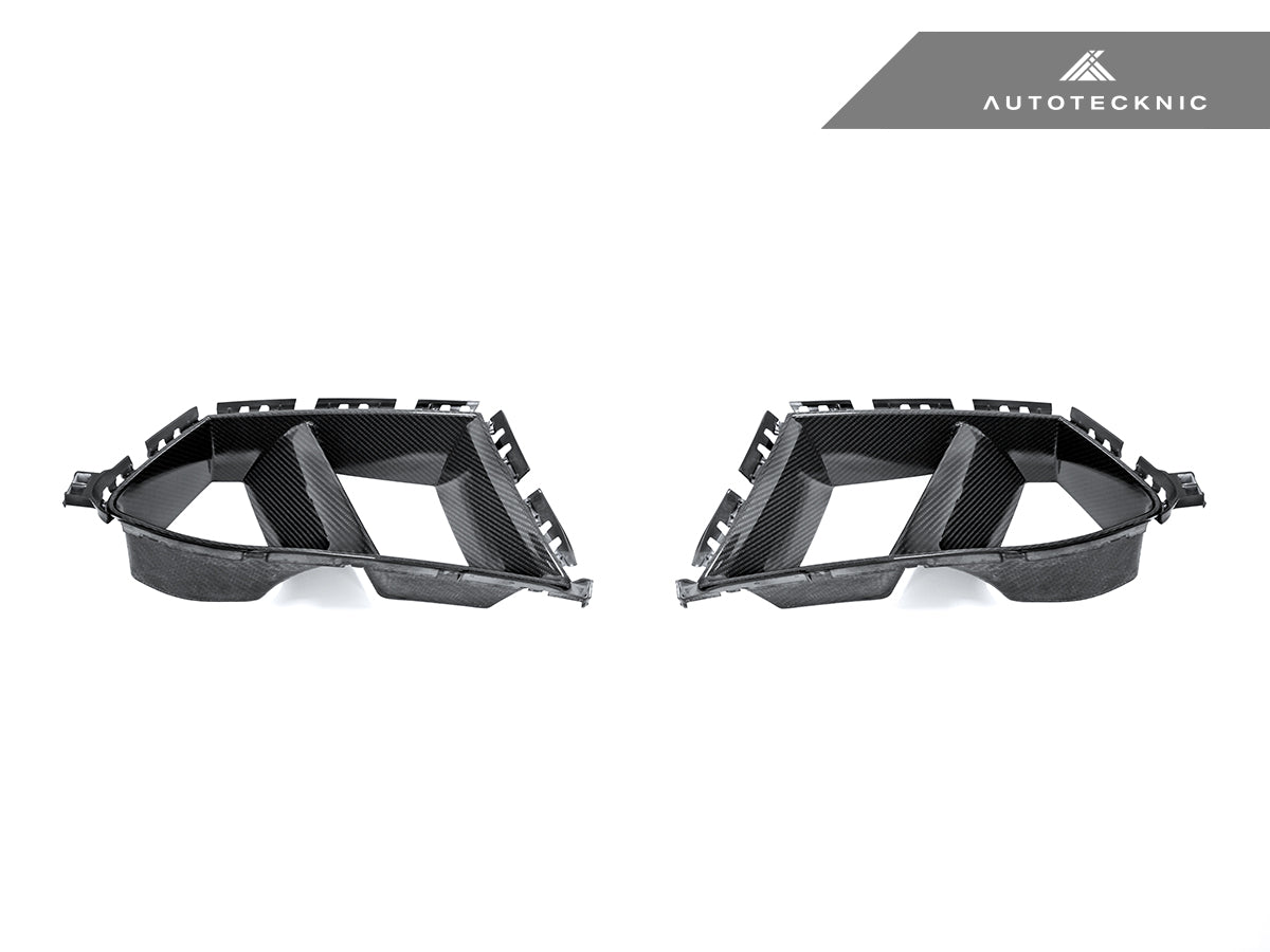 AutoTecknic Dry Carbon Front Bumper Lower Vent Set - G80 M3 | G82/ G83 M4