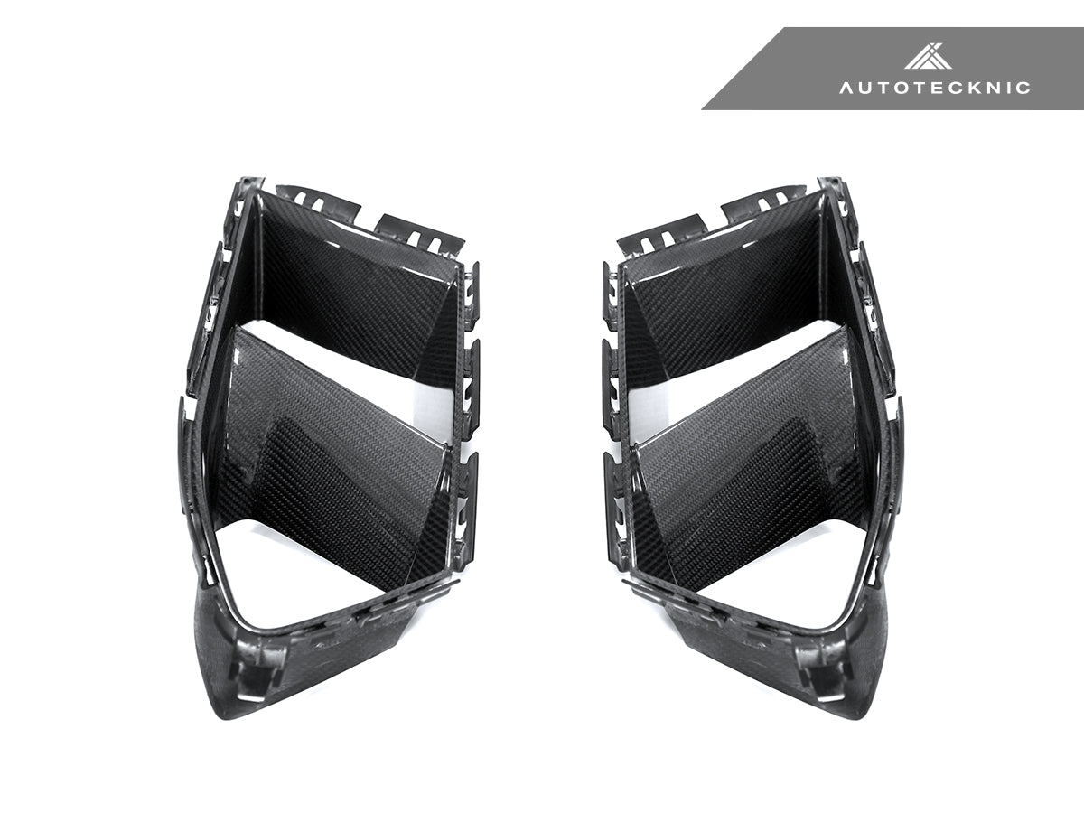 AutoTecknic Dry Carbon Front Bumper Lower Vent Set - G80 M3 | G82/ G83 M4