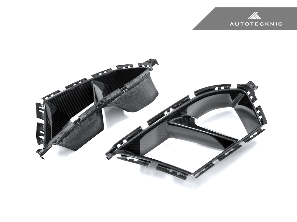 AutoTecknic Dry Carbon Front Bumper Lower Vent Set - G80 M3 | G82/ G83 M4