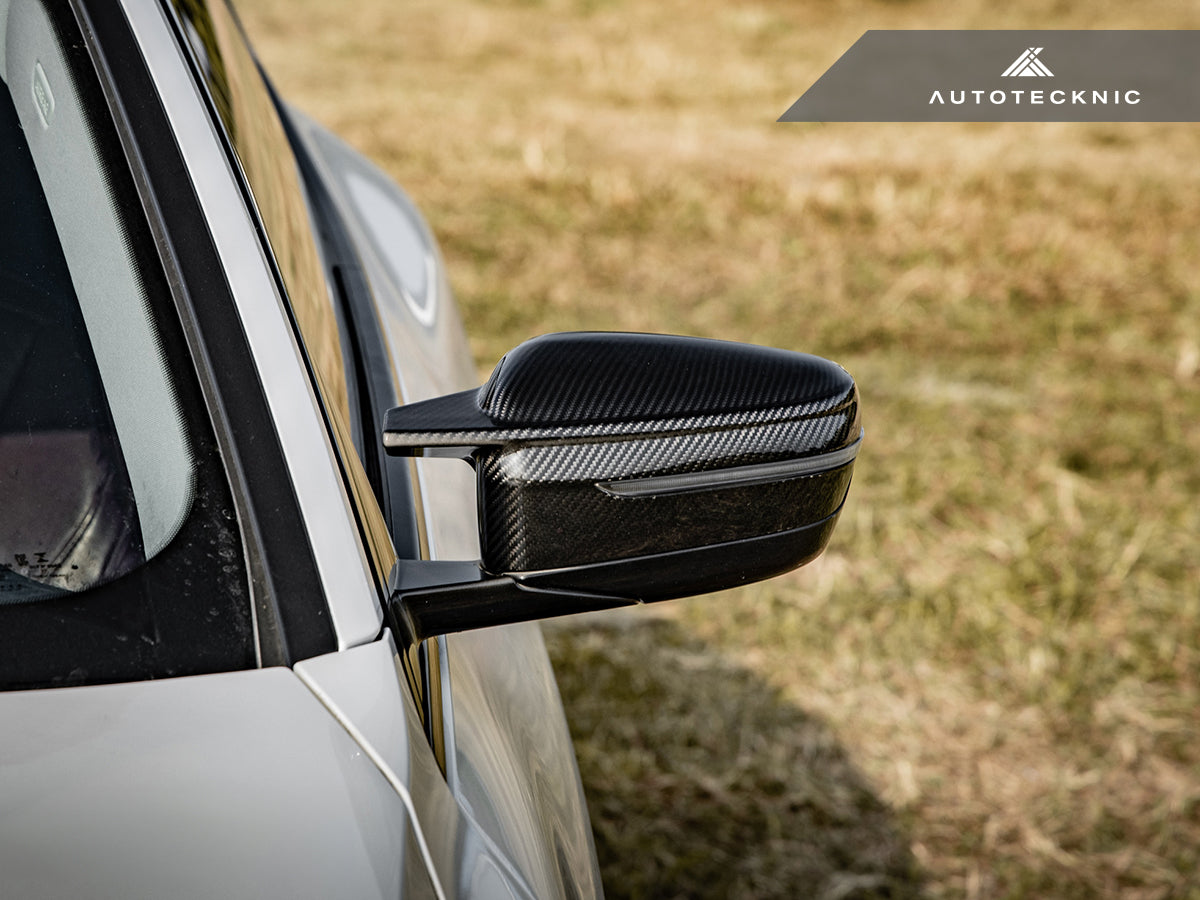 AutoTecknic G8X Style M-Inspired Version II Dry Carbon Mirror Covers - G20 3-Series | G22 4-Series