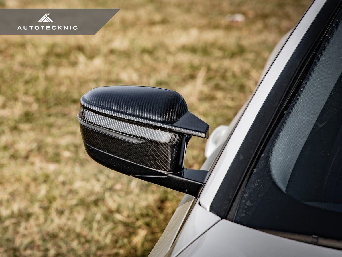 AutoTecknic G8X Style M-Inspired Version II Dry Carbon Mirror Covers - G20 3-Series | G22 4-Series