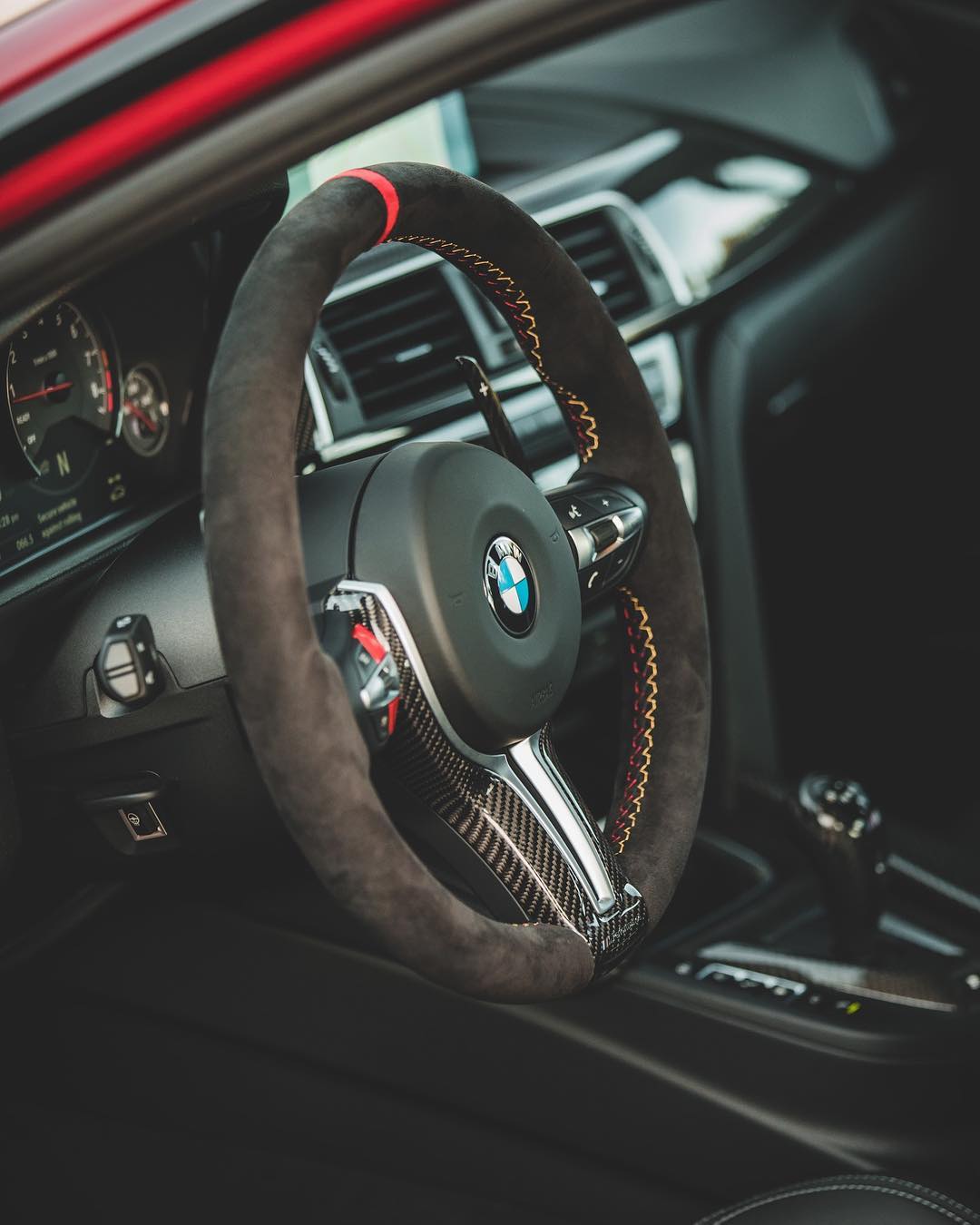 AutoTecknic Bright Red M1/ M2 Button Set - F80 M3 | F82/ F83 M4