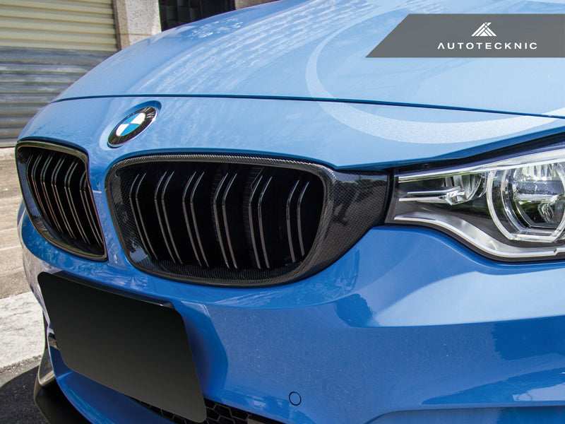 AutoTecknic Dual-Slats Carbon Fiber Front Grille Set - F32/ F36 4-Series | F80 M3 | F82 M4