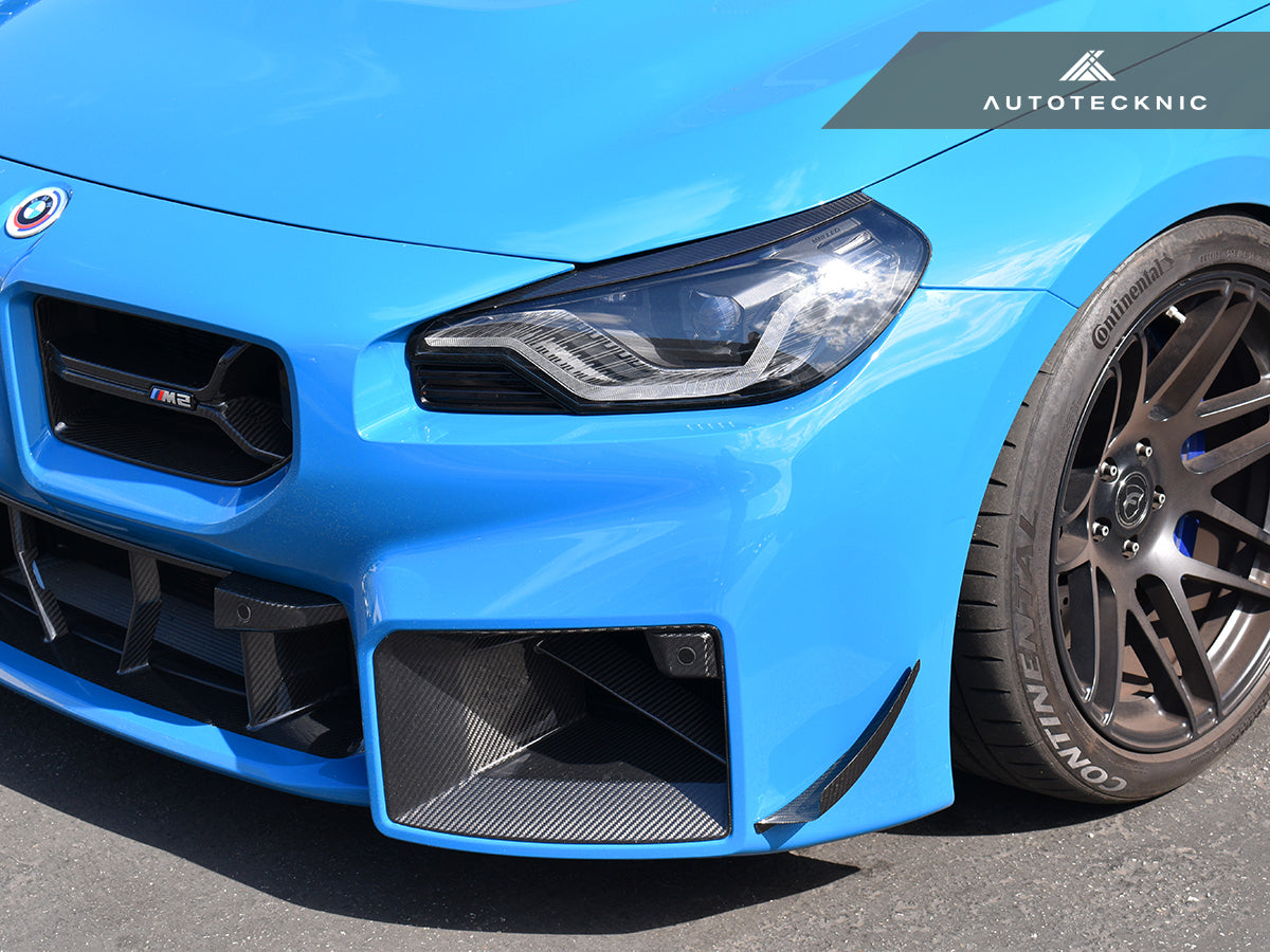 AutoTecknic Carbon Fiber Headlight Trim Set - G87 M2