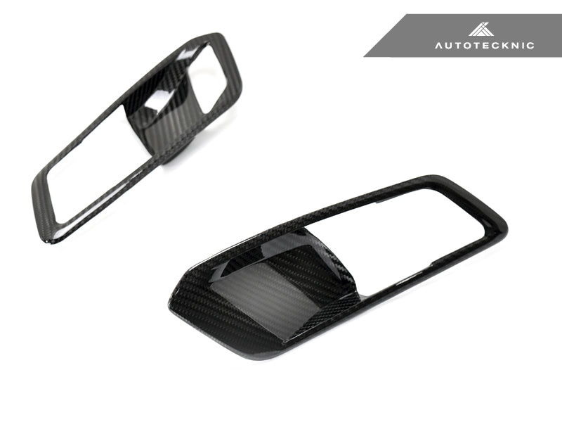 AutoTecknic Dry Carbon Interior Door Handle Trim Set - G20 3-Series