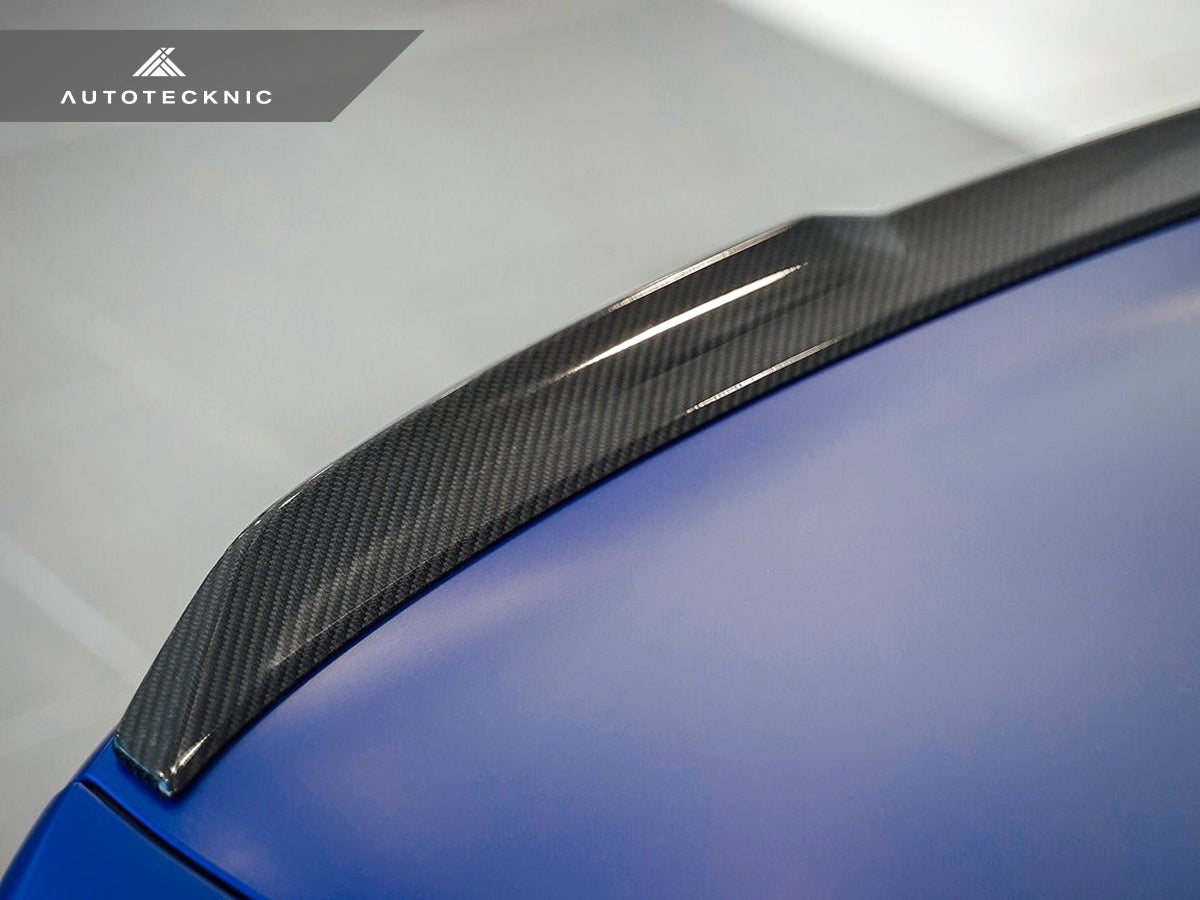 AutoTecknic Dry Carbon V1 Elevated Trunk Spoiler - G80 M3 | G20 3-Series