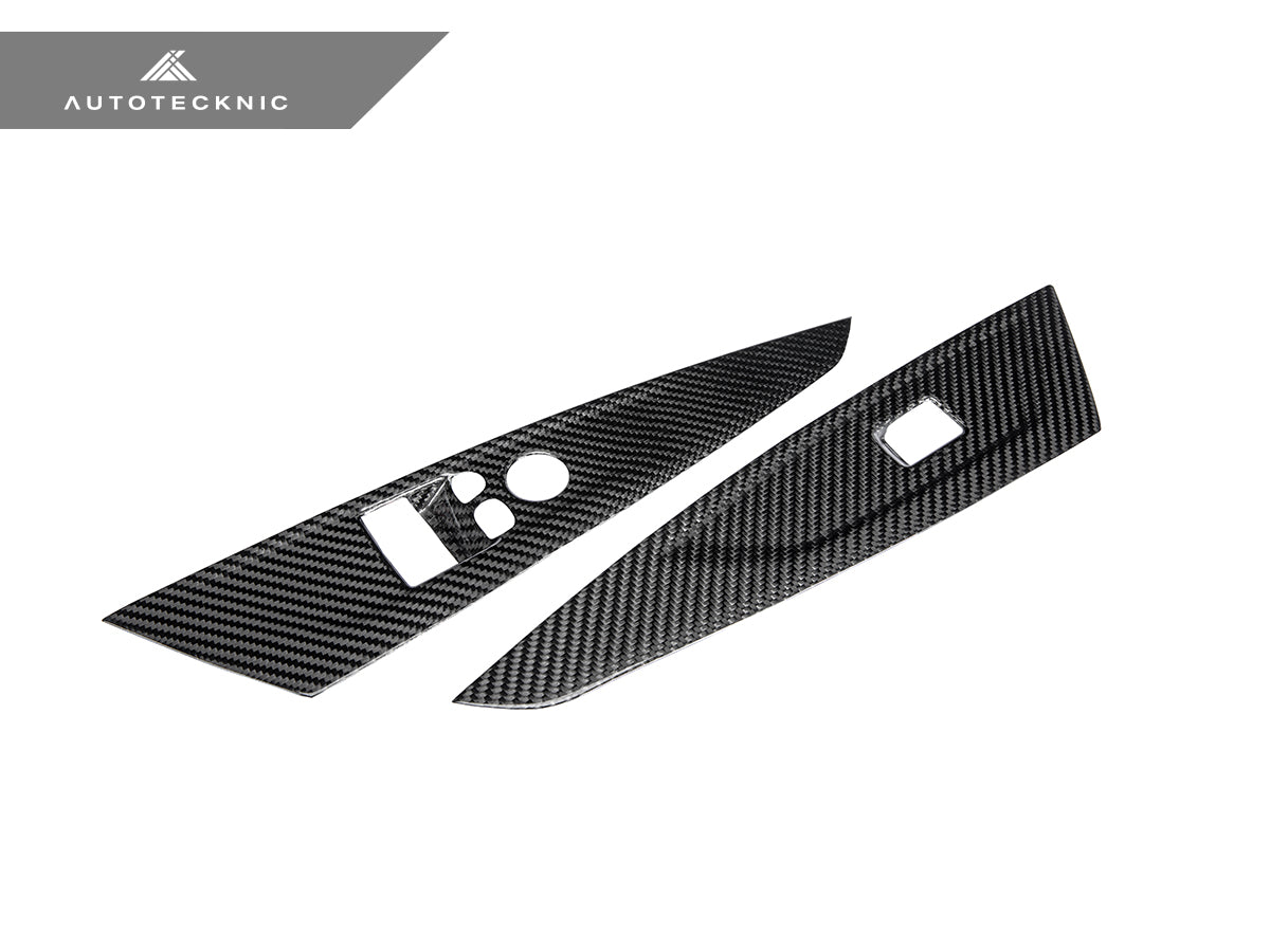 AutoTecknic Dry Carbon Window Switch Panel Trim Set - G82 M4