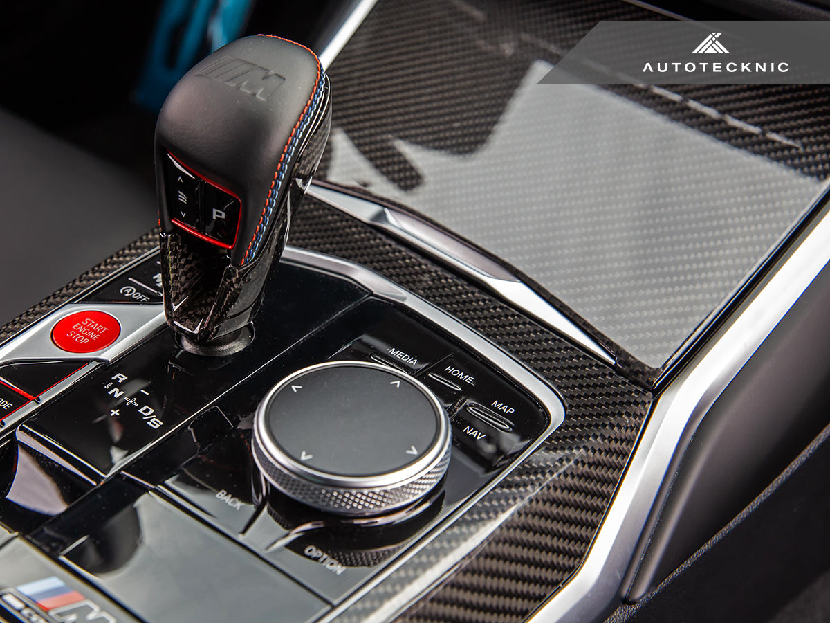 AutoTecknic Dry Carbon Gear Selector Cover - G8X M2/M3/ M4