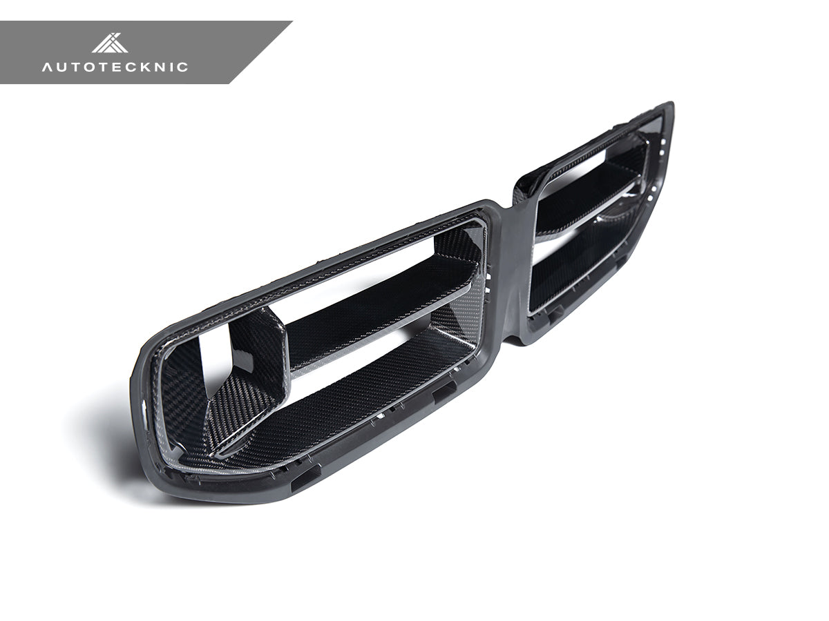AutoTecknic Dry Carbon Podium Front Grille - BMW G87 M2