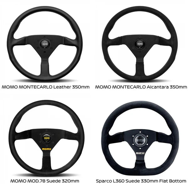 JQ Werks Madtrace racing steering wheel options for bmw m3 m2 m4