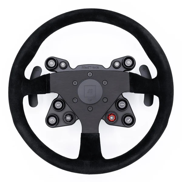 madtrace steering wheel with alcantara