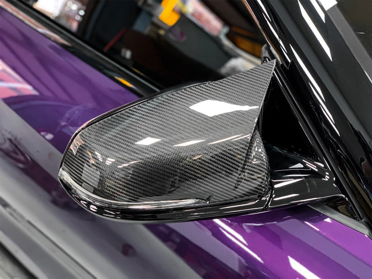 AutoTecknic Replacement Version II Aero Dry Carbon Mirror Covers - A90 Supra 2020-Up