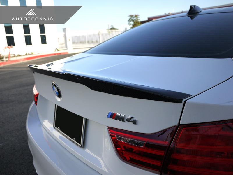 AutoTecknic Dry Carbon Fiber Performante Trunk Spoiler - F82 M4 | M4 Competition