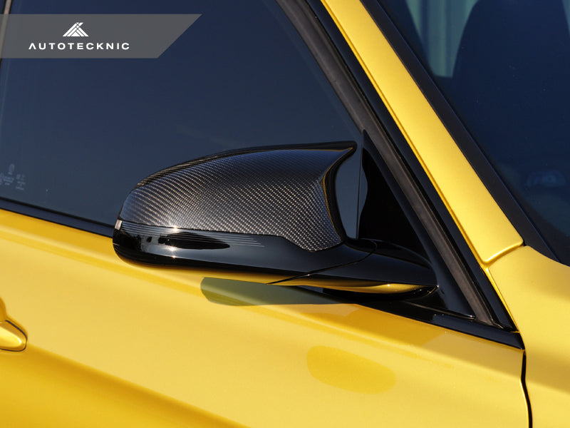 AutoTecknic Replacement Version II Dry Carbon Mirror Covers - F87 M2 Competition | F80 M3 | F82/ F83 M4