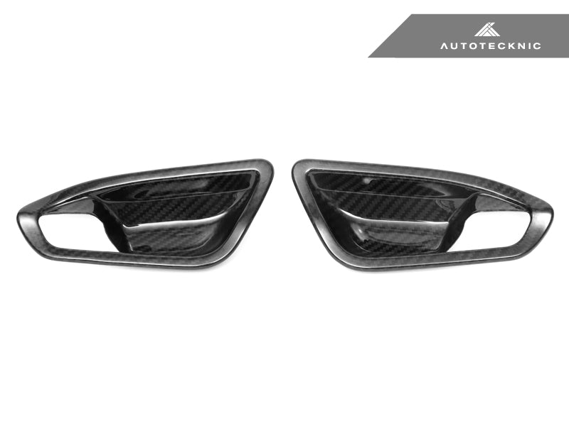 AutoTecknic Dry Carbon Interior Door Handle Trim Set - F87 M2 | F22 2-Series