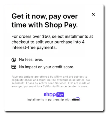 financing option for rmd performance 