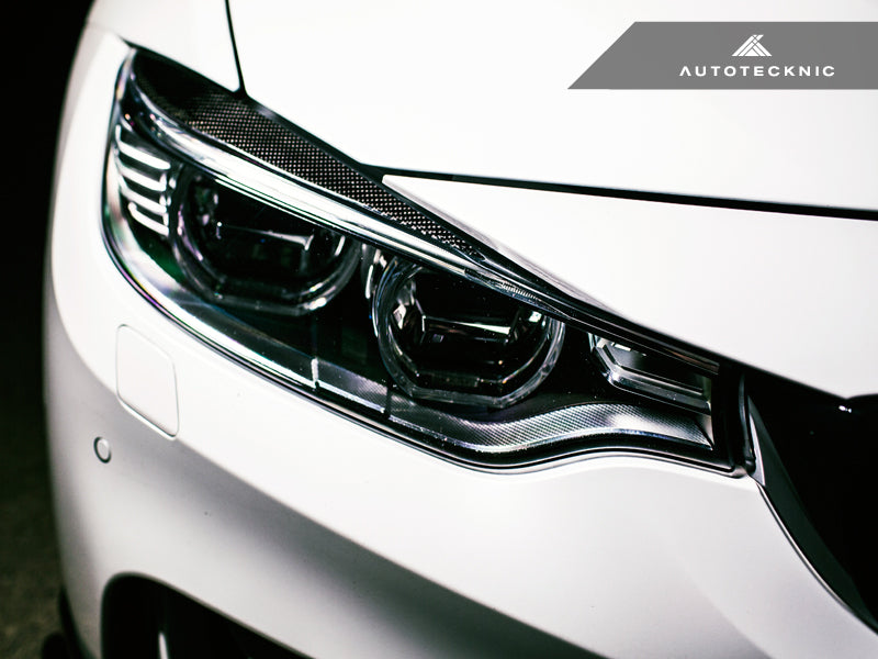 AutoTecknic Carbon Fiber Headlight Trim Set - F80 M3 | F82/ F83 M4