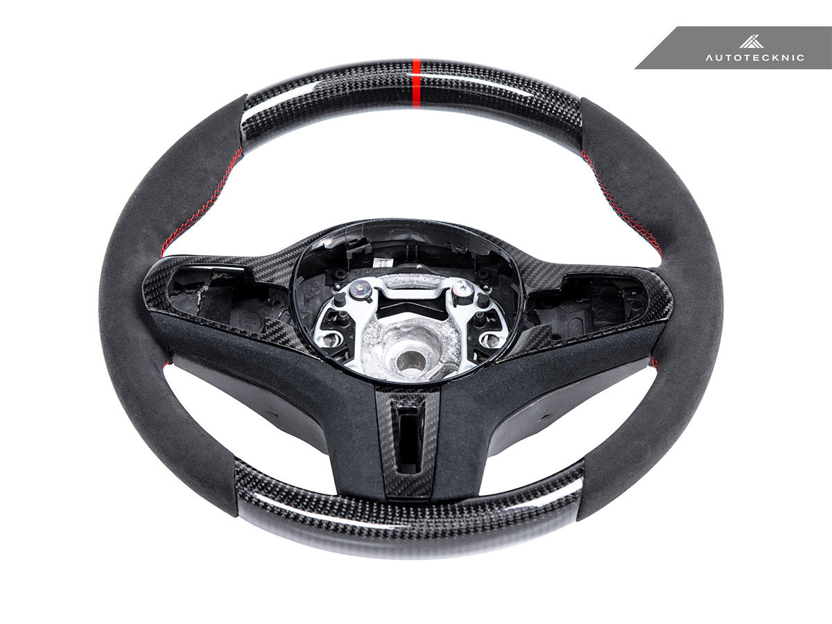 carbon steering wheel customizable with carbon trim 
